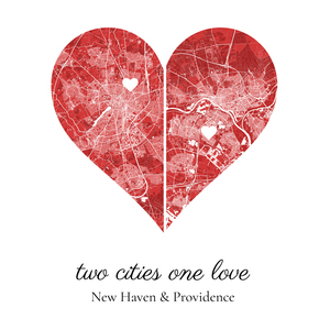 Heart Map: Two Cities, One Love - Personalize Your Relationship's Key Places